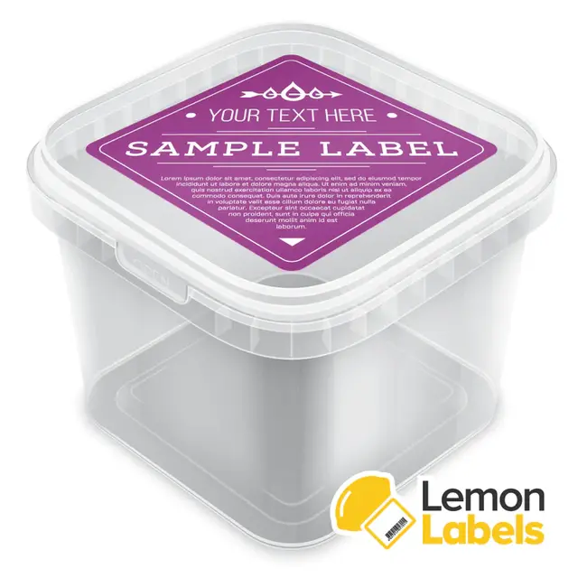 Square Printed Labels