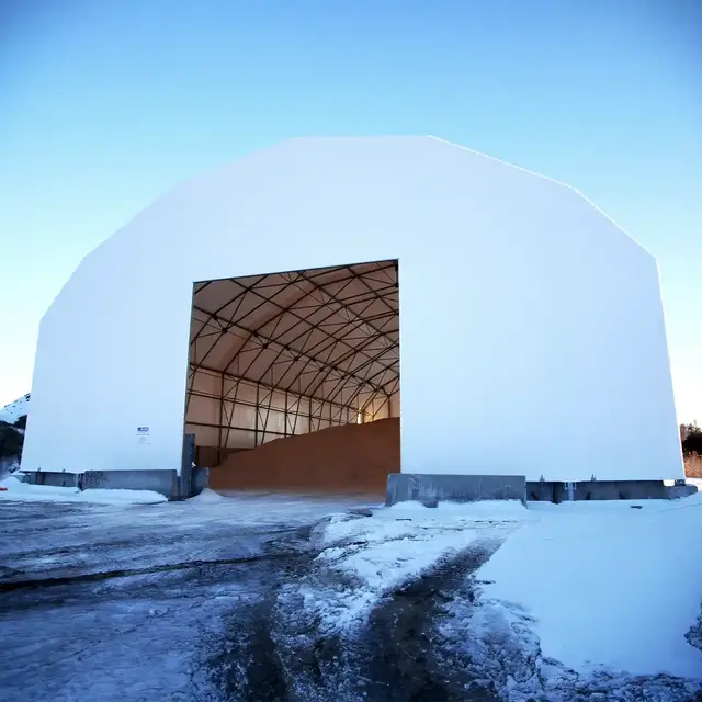 Salt & sand storage barns