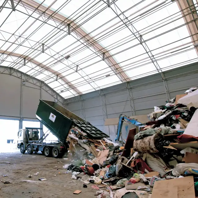 Waste and recycling storage and processing facilities